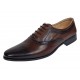 Marimea 39, 40 Pantofi eleganti din piele naturala Maro Cognac - 886MI