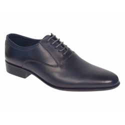 Pantofi barbati eleganti din piele naturala Bleumarin inchis 888BLU