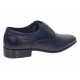 Pantofi barbati eleganti din piele naturala Bleumarin inchis 888BLU