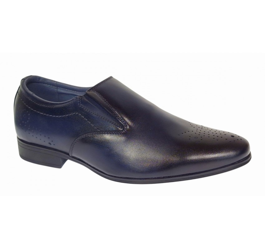 Pantofi barbati eleganti din piele naturala - 889BLM Marimea 40