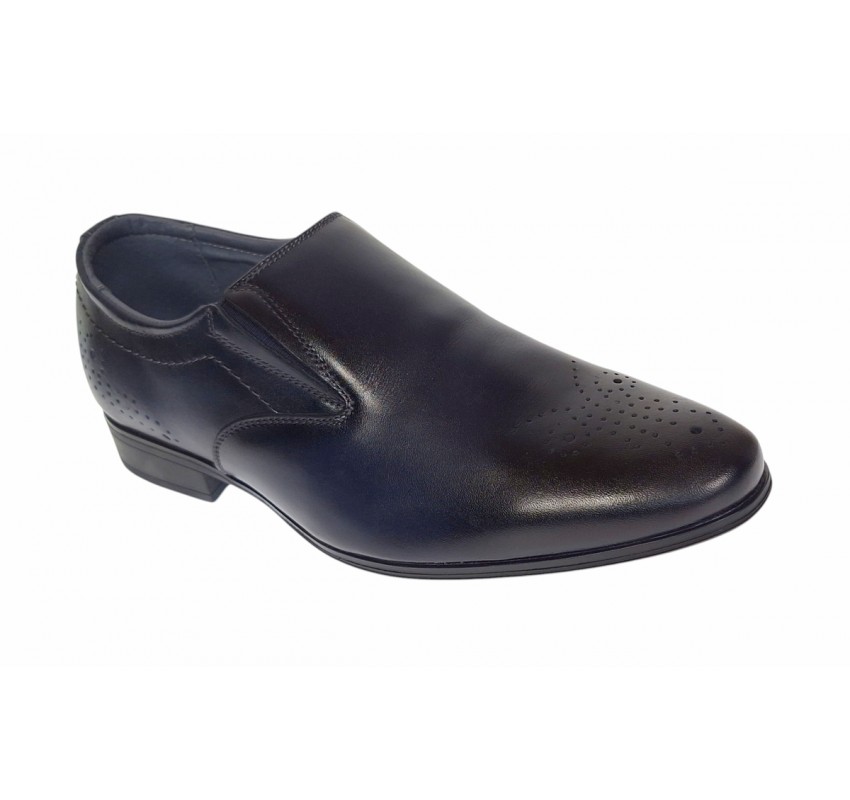 Pantofi barbati eleganti din piele naturala - 889BLM Marimea 40