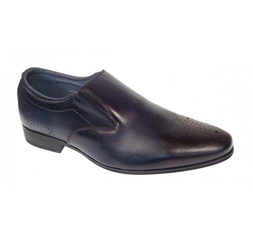 Pantofi barbati eleganti din piele naturala - 889BLM Marimea 40