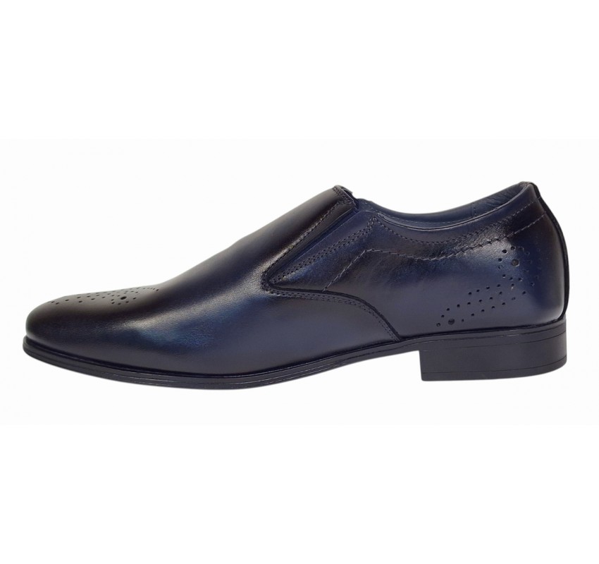 Pantofi barbati eleganti din piele naturala - 889BLM Marimea 40