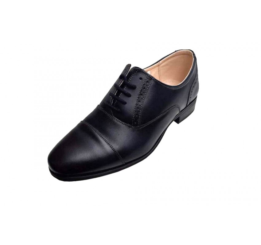 Pantofi eleganti din piele naturala, Negru, 893N