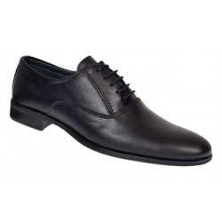 Pantofi barbati office eleganti din piele naturala Negru 899N