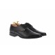 Pantofi barbati eleganti din piele naturala neagra - 959NBOX