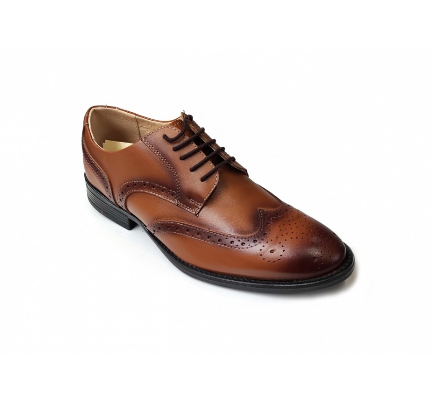 Pantofi barbati eleganti, din piele naturala, Maro - CIUCALETI SHOES - 993MD