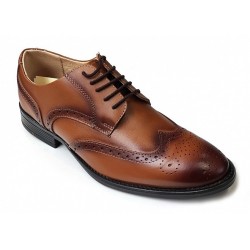 Pantofi office din piele natural pentru barbati, Maro 993MD