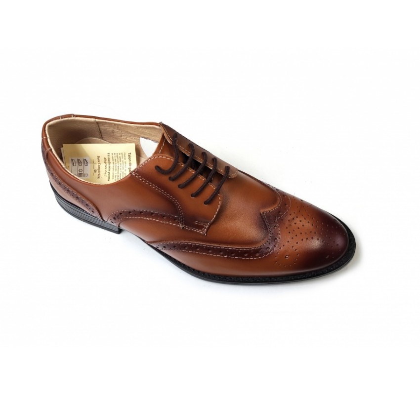 Pantofi barbati eleganti, din piele naturala, Maro - CIUCALETI SHOES - 993MD
