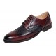Pantofi eleganti barbati piele naturala - Model 993 Bordeaux si Negru Pantofi eleganti barbati piele naturala - Model 993 Bordeaux si Negru