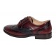 Pantofi eleganti barbati piele naturala - Model 993 Bordeaux si Negru Pantofi eleganti barbati piele naturala - Model 993 Bordeaux si Negru