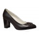 Pantofi dama office eleganti din piele naturala cu toc de 7cm - Model Arinna Negru Pantofi dama office eleganti din piele naturala cu toc de 7cm - Model Arinna Negru