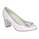 Pantofi dama eleganti din piele naturala box toc 7cm, Alb A41APF Pantofi dama eleganti din piele naturala box toc 7cm, Alb A41APF