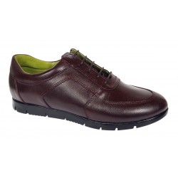 Pantofi dama casual din piele naturala Bordeaux ADISVIS