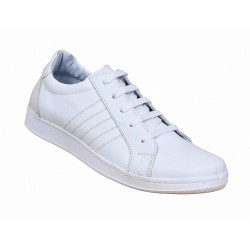 Oferta Pantofi barbati sport, casual din piele naturala, Alb TIM ADTIMALB