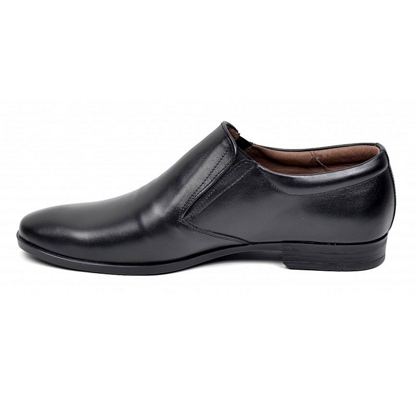 Pantofi barbati eleganti din piele naturala, Negru AMON2ELN
