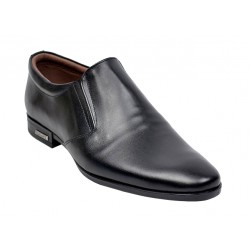Pantofi barbati eleganti din piele naturala, Negru AMON2ELN