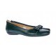 Marimea 39 Balerini dama casual din piele naturala de culoare verde inchis