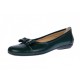 Marimea 39 Balerini dama casual din piele naturala de culoare verde inchis