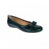 Marimea 39 Balerini dama casual din piele naturala de culoare verde inchis