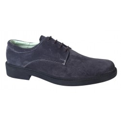 Pantofi barbati casual piele naturala intoarsa Alexander Rome - Arezo Gri Cenusiu Vel