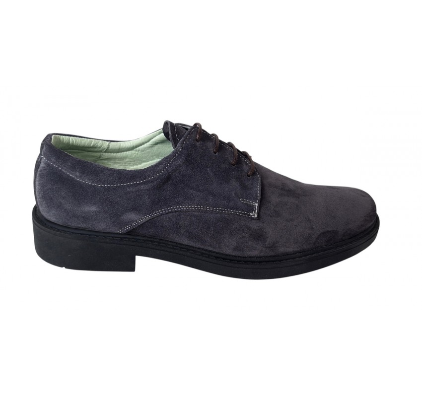 Pantofi barbati casual piele naturala intoarsa Alexander Rome - Arezo Gri Cenusiu Vel Pantofi barbati casual piele naturala intoarsa Alexander Rome - Arezo Gri Cenusiu Vel