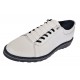 Pantofi barbati casual sport din piele naturala Marko Alb ASEA