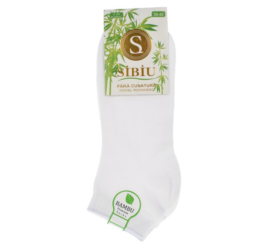 Ciorapi scurti pentu barbati, din bumbac premium, fara cusatura, alb , marime 43-46 Ciorapi scurti pentu barbati, din bumbac premium, fara cusatura, alb , marime 43-46