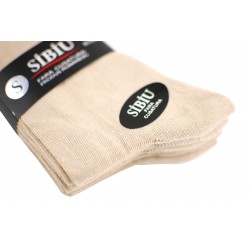 Sosete bej barbati din bumbac, set 5 perechi fara cusatura - Sibiu Romania BEJ21