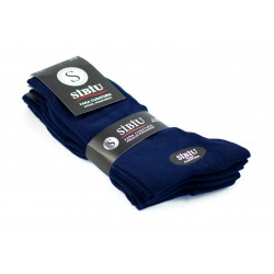 Sosete bleumarin barbati, 1 pereche din bumbac fara cusatura - Sibiu Romania BL1PER