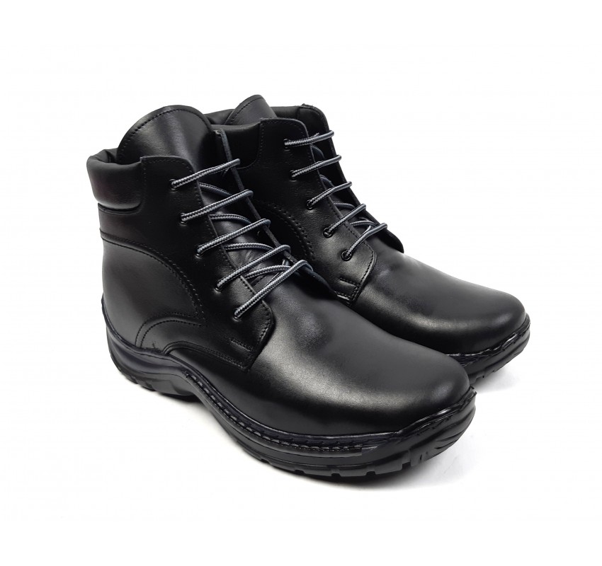 Marimea 44 Bocanci barbati Sport din piele naturala imblaniti BOCBITNBOX