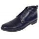 Ghete barbati casual din piele naturala imblanite Bleumarin BOND1BL