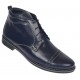 Ghete barbati casual din piele naturala imblanite Bleumarin BOND1BL