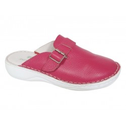 Saboti medicali femei din piele naturala Roz box, Med-Line BR127PINK