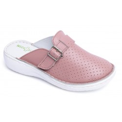 Saboti dama Med-Line din piele naturala BR128ROZ Saboti dama Med-Line din piele naturala BR128ROZ