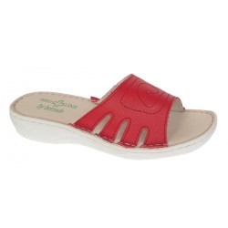 Saboti medicali femei din piele naturala Med-Line BR137 Rosu Saboti medicali femei din piele naturala Med-Line BR137 Rosu