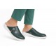 Saboti medicali dama din piele naturala de culoare verde Med-Line BR298VERDE