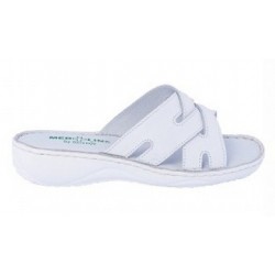 Saboti medicali femei, albi din piele naturala box Med-Line BR472A Saboti medicali femei, albi din piele naturala box Med-Line BR472A