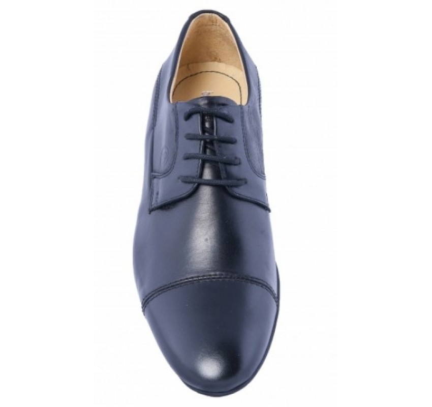 Pantofi barbati eleganti din piele naturala BRD113N - Negru