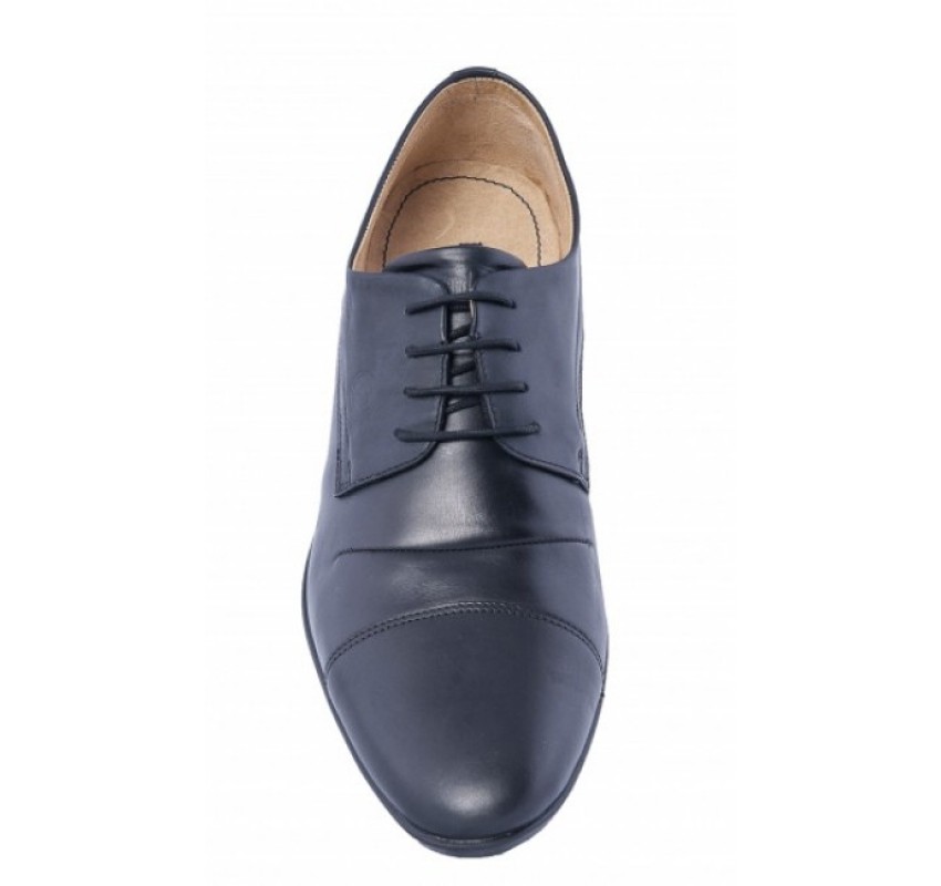 Pantofi barbati eleganti din piele naturala BRD160N - Negru