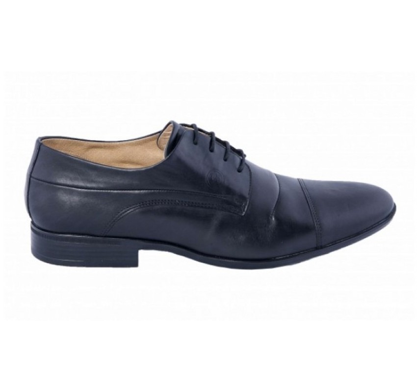 Pantofi barbati eleganti din piele naturala BRD160N - Negru