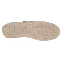 Pantofi dama Med-Line Ultra Confort din piele naturala bufo cu bareta BRD214BEJ