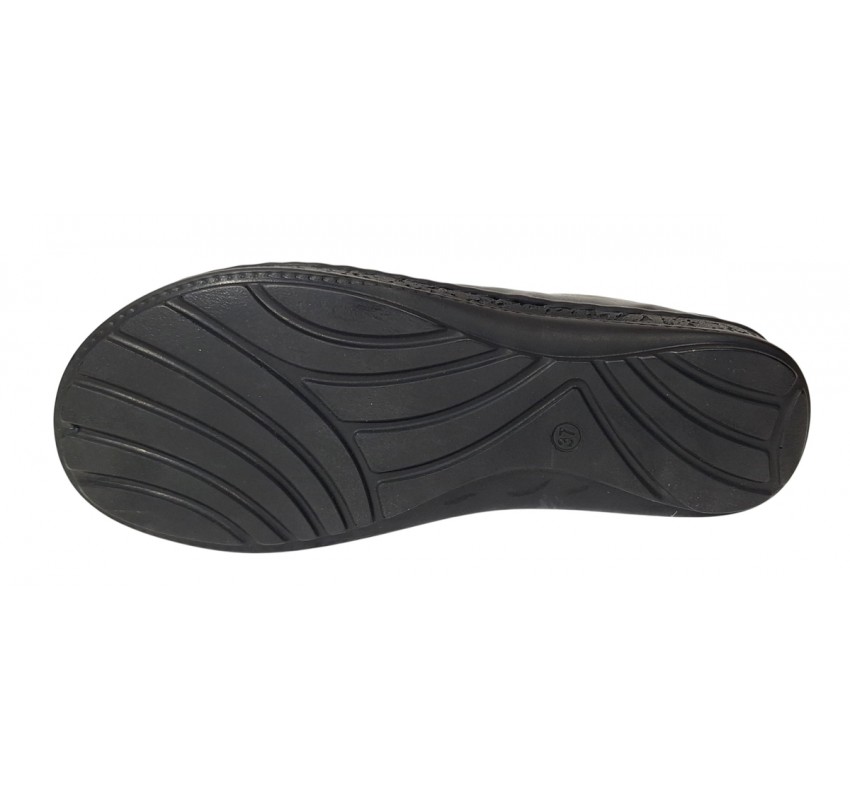 Pantofi dama medicali din piele naturala Ultra Confort Med-Line 278N Negru