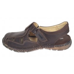 Sandale barbati din piele naturala Ultra Confort Marimea 42 Maro BRD334MI