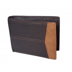 Portofel barbati din piele naturala maro inchis - Model GKR 10062DM Portofel barbati din piele naturala maro inchis - Model GKR 10062DM