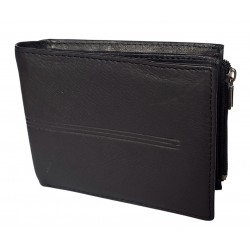 Portofel barbati din piele naturala - Model GKR Negru 10068N Portofel barbati din piele naturala - Model GKR Negru 10068N
