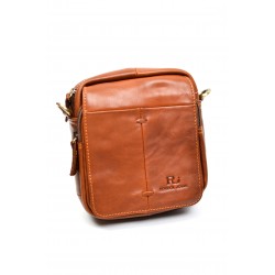Borseta / Servieta pentru barbati, de umar, din piele naturala, de culoare maro - CH8394M
