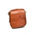 Borseta / Servieta pentru barbati, de umar, din piele naturala, de culoare maro - CH8394M