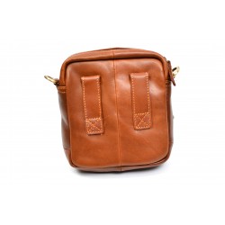 Borseta / Servieta pentru barbati, de umar, din piele naturala, de culoare maro - CH8394M