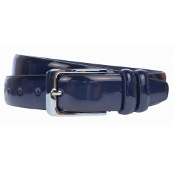 Curea barbati, eleganta pentru costum, latime 3.5cm, BLEUMARIN, piele eco - CK107BL